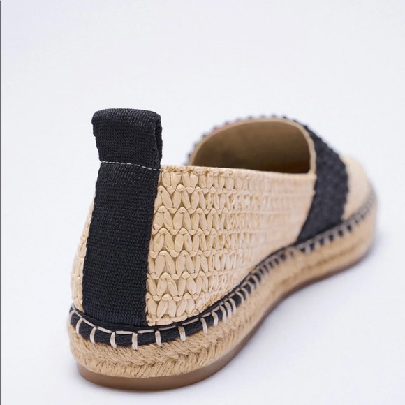 NWT Zara Combination Flat Espadrilles size 41/10 - Picture 4 of 6
